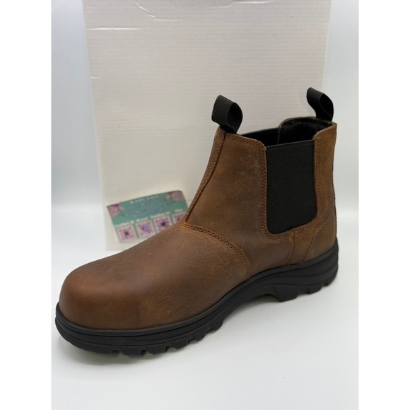 Wolverine W251050 Sudan Brown Steel Toe Carlsbad Slip-On Romeo‎ Work Boot 11M